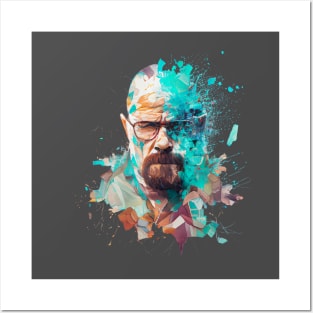 walter white fading out Posters and Art